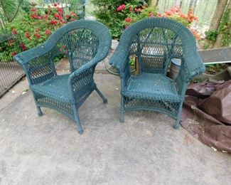 WIcker Patio Chairs