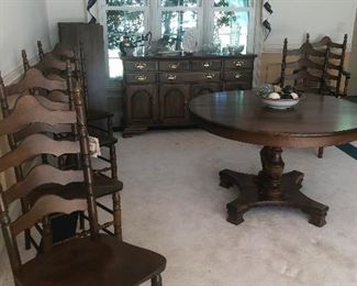 S. Bent & Bros. ladderback chairs WHAT HOME IS COMPLETE WITHOUT THESE?