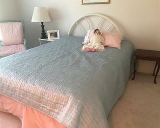 small girl for large bed