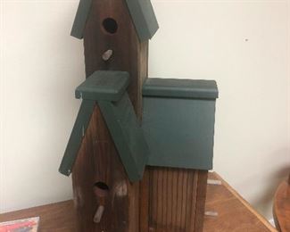 tri-level birdhouse for millennial birds