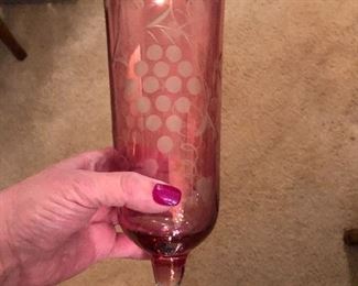 one of a pair of vases