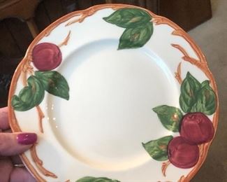 franciscan apple dinnerware