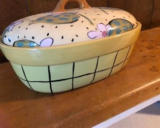 another shot of the beautiful covered pottery piece