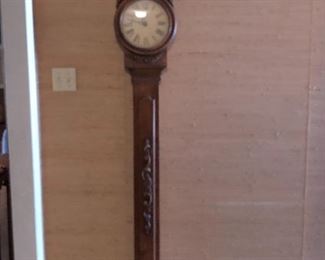 antique very thin Clock cabinet