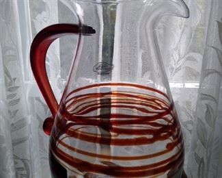 Large Blenko Pitcher 