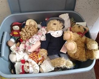 Bin of Teddies 