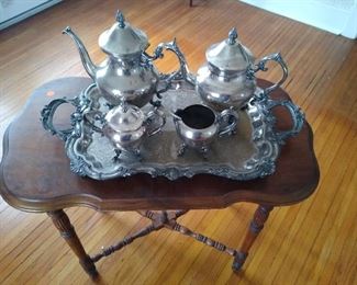 Silverplate Tea Set 