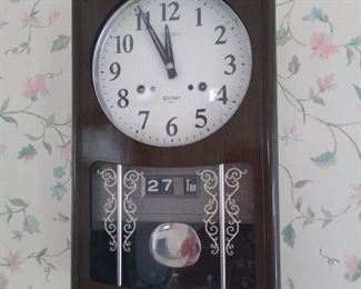 Vintage Seiko Wall Clock 