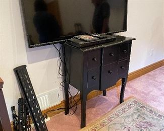 TVs and side tables 