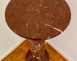 35- $275 Red rouge marble pedestal 36”T x 13 ½”W