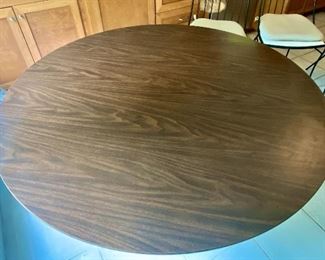53- $250  Mid century modern formica top (never uncovered) 4’W x 28”T