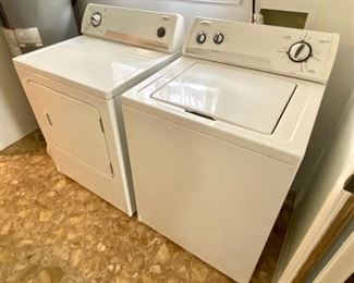 63- $295 Whirpool washer & dryer model dryer WED5300SQ0 & Washer WTW5300SQ0