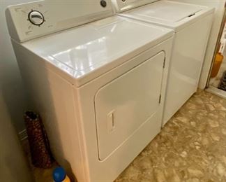 63- $295 Whirpool washer & dryer model dryer WED5300SQ0 & Washer WTW5300SQ0