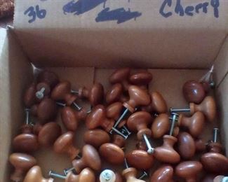 36 Cherry Wood Cabinet knobs. Great condition $10.00