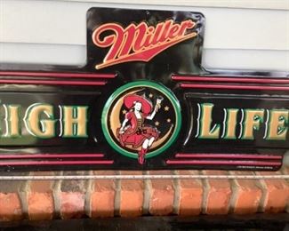 MILLER HIGH LIFE SIGN