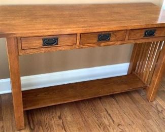 MISSION STYLE CONSOLE TABLE