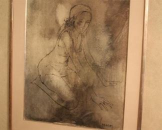 Jean Jansem gouache