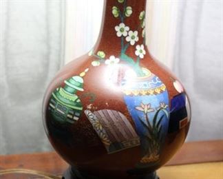 Cloisonne lamp