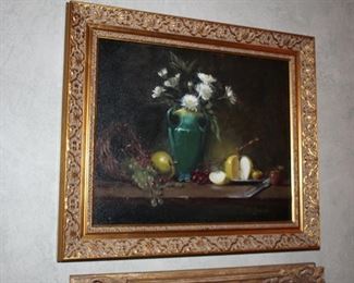 RL Hepburn signed oil painting