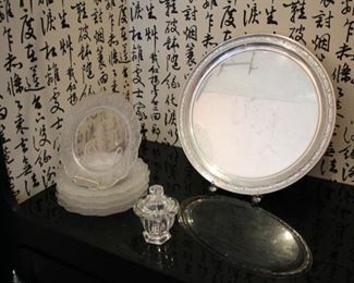Sterling & Baccarat crystal