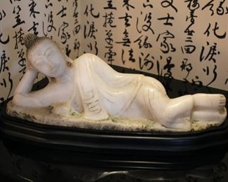 Antique marble Quanyin figure