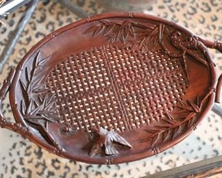 Aesthetic movement wood tray