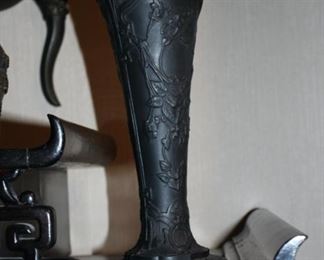 Wedgwood basalt vases pair