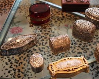 Silver boxes