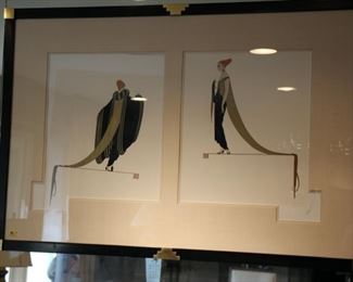 Erte lithograph