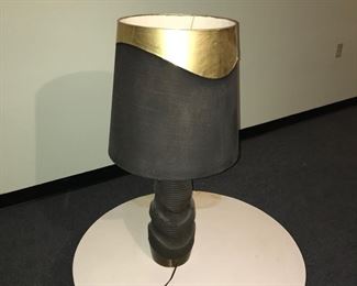Midcentury black lamp