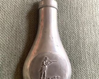 antique gun powder flask