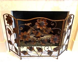 Fireplace screen