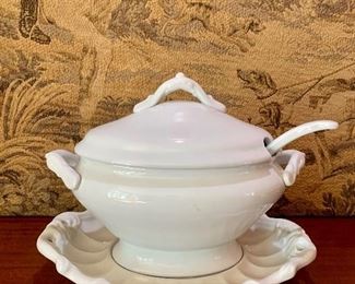vintage ironstone tureen