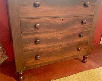 antique 4 drawer chest