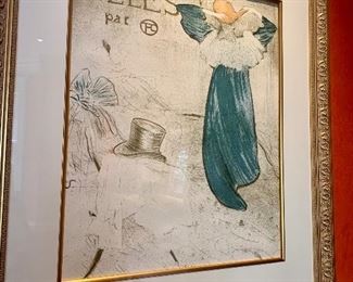 Toulouse Lautrec framed print
