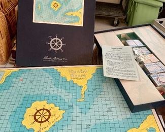 vintage Parker Brother's “Yacht Race” board game