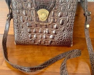 Brahmin leather cross-body bag