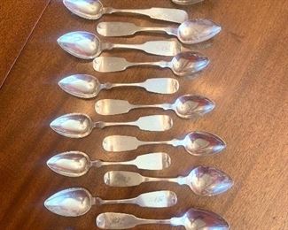 More.......”pure coin” silver spoons