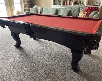 C. L. Bailey Co. slate pool table