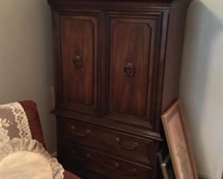 Bedroom - small armoire - solid wood 