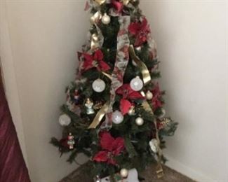 Christmas tree with decorations 