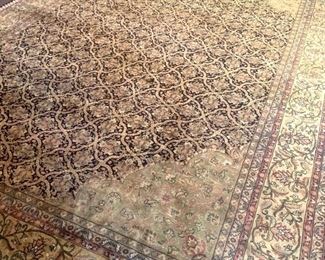 large size wool rug 13’11” by 10’