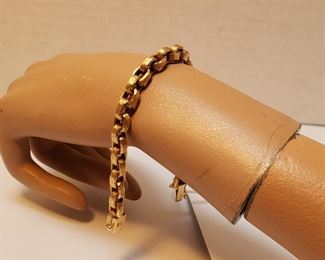 Zelman & Friedman (Z&F) 14k Gold Bracelet 7” 16g $900