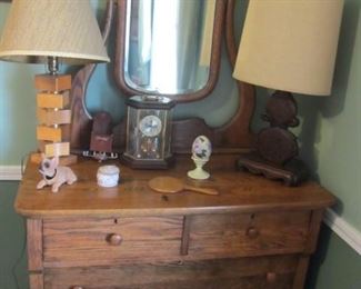 Refinished oak dresser