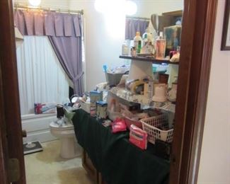 lots of bath products