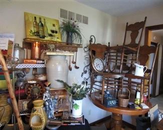 Lots of cool items including large crock