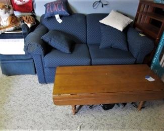 love seat drop leaf maple coffee table