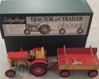 Mint In Box Antique Tractor Schylling