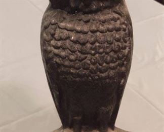 Antique Cast Iron Owl