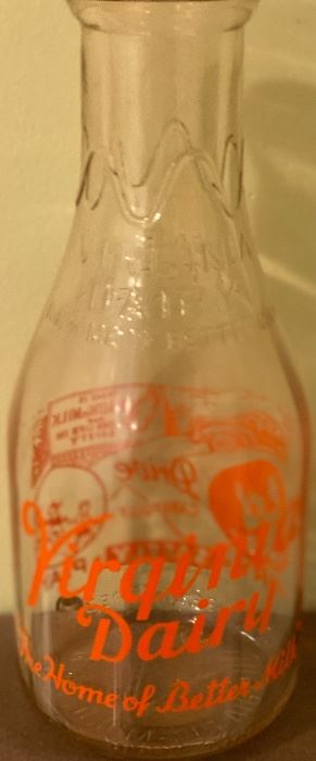 Lots of Vintage Milk Bottles
